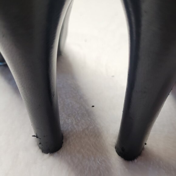 Nine West Black Leather High Heel Short Boots - Picture 5 of 8